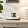 thumbnail image 4 of Zingz & Thingz Orbital Candle Oil Warmer with Stand - 3.5" - Black and Clear, 4 of 8