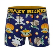 Star Wars 846831-xlarge Crazy Boxer the Mandalorian Gogu In Pumpkins Mens Boxer Briefs - Extra Large