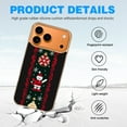 thumbnail image 4 of Case For Apple iPhone Air / 17 Pro / 17 Pro Max Series Case, Slim Thin Transparent Flexible Clear TPU Shockproof Phone Case For iPhone 17 Series, Knitted Christmas (3), 4 of 6