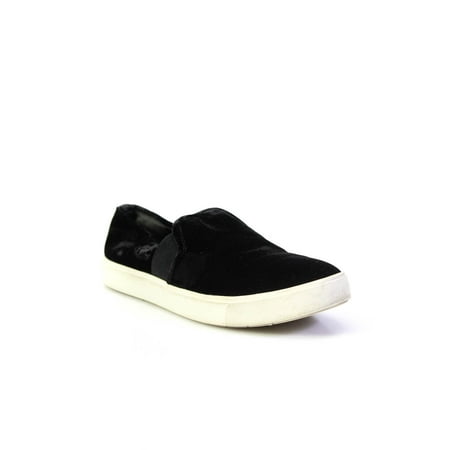 

Pre-owned|Vince Womens Low Top Velvet Slip On Sneakers Black Size 37.5 7.5