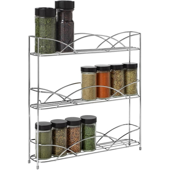 Spectrum Diversified Designs Countertop 3Tier Spice Rack, Chrome