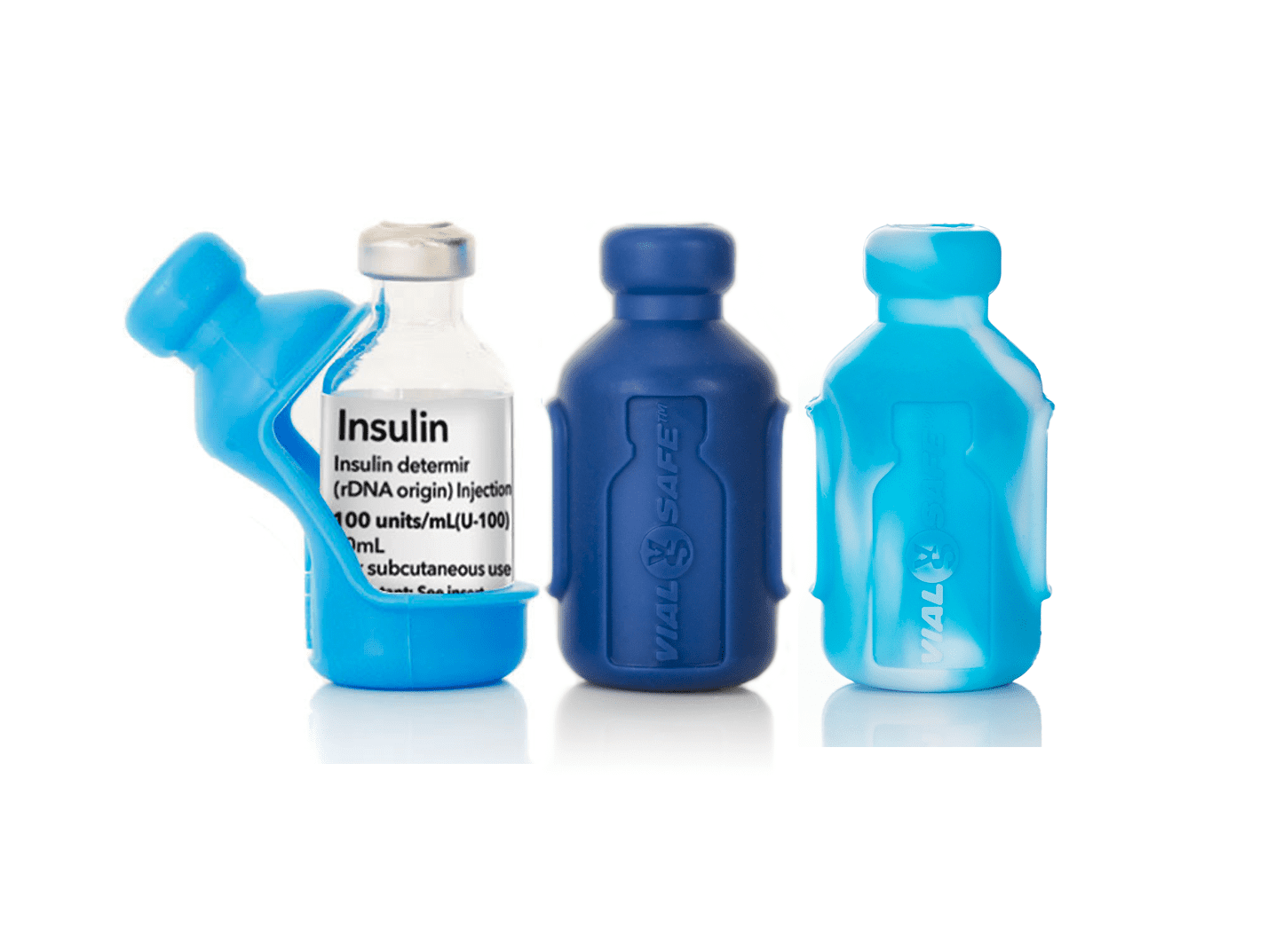 Insulin Vial Protector Case by Vial Safe, Short 10mL Size, Diabetes 