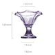 thumbnail image 3 of Light Luxury Retro Cocktail Glass Goblet Transparent Petal Shape Dessert Glass Cup Ice Cream Cups F Banmo, 3 of 5