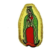 Our Lady of Guadalupe Patch Shrine Religion Faith Embroidered Iron On Applique