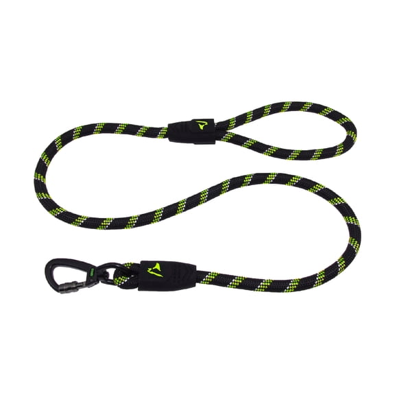 4ft/5ft Reflective Rope Dog Leash with Soft Rubber Handle - Perfect for Medium and Large Sized Dogs