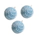 thumbnail image 5 of 3 piezas de adornos de bolas navideñas para colgar en el árbol de Navidad. Rayas de ondas, 5 of 9