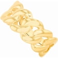 thumbnail image 3 of Floreo 10k Yellow Gold 10mm Cuban Link Ring, Sizes 4 - 13, 3 of 5