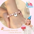 thumbnail image 2 of 6-18 Year Old Girls Birthday Butterfly Gifts, Butterfly Natural Stone Bracelet for Daughter Granddaughter Niece Teens Girls 16th 8th {件数}, 2 of 5