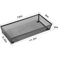 thumbnail image 2 of 3 Pack Mesh Flatware Drawer Organizer for Kitchen/Office/Home Tools,Spoon Knife Fork Organizers Box Utensil Tabletop Storage Tray (12 x 6 2 Inch), 2 of 4