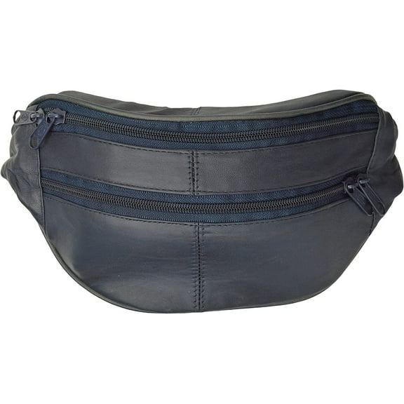Assorted Leather Fanny Packs #7310 Blue