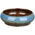 thumbnail image 1 of FELTECHELECTR Maceta de cerámica para plantas hidropónicas, creativa, para jardinería, con narcisos y suculentas (azul), 1 of 4