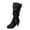 Black, variant on Boots for Women,Stylish Knee High Boots with Buckle Detail and Substantial Heel for Everyday Comfortable Wear,Knee High Boots Women,White8