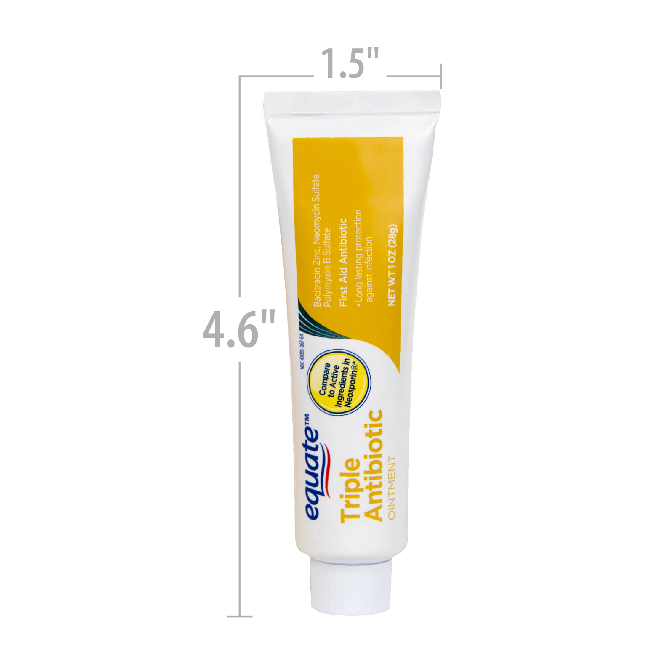 Equate First Aid Triple Antibiotic Ointment, 1 Oz