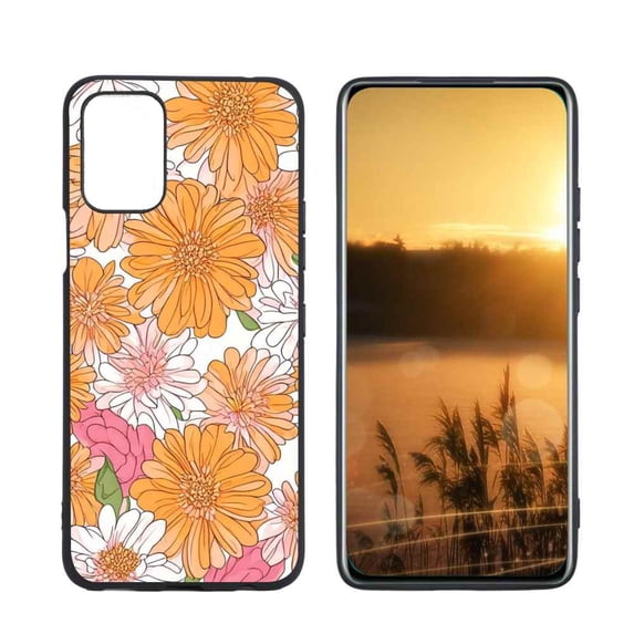 Compatible with LG K62 Phone Case, Flower-32 Case Silicone Protective for Teen Girl Boy Case for LG K62