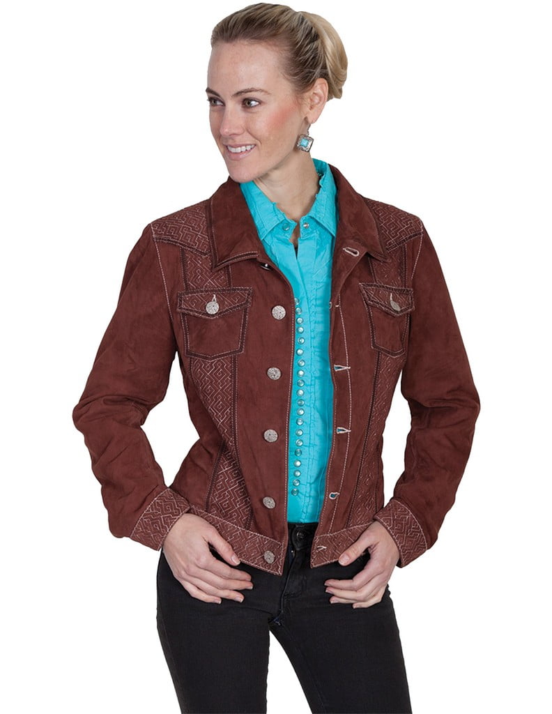 western print women's jacket