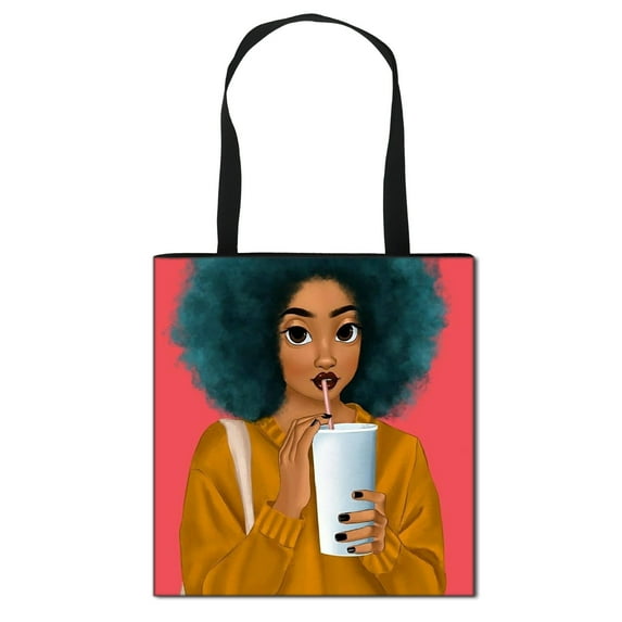 Women's African American Graphic Tote Bag
