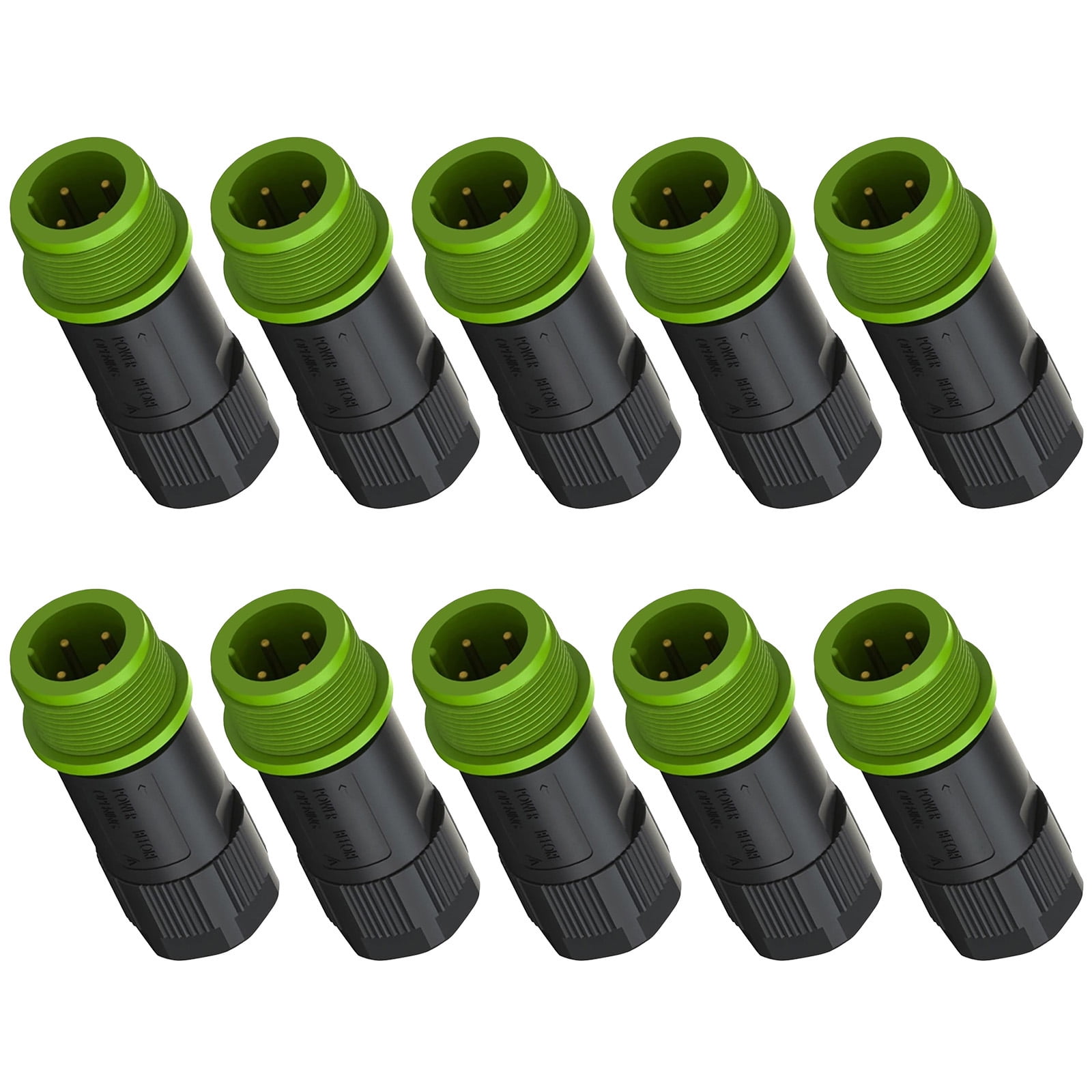 Waterproofed 4 Pin Male Terminals Block for Secure Electrical Connection in Various Environment Durability
