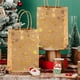 thumbnail image 1 of Uuiauoio Christmas Snowflake Tote Bag with Flat Bottom, Kraft Paper Gift Packaging for Holiday Parties, Festive Tree Design Carry Bag for Seasonal Present Wrapping and Events, 1 of 6