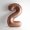 ST-02, variant on Retro-Style 40-Inch Coffee-Brown Digital Balloon - Giant Aluminum Foil Balloon for Baby Birthday Celebrations and Photography Props