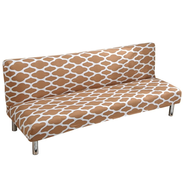 CJC Armless Futon Sofa Cover, Stretch Folding Sofa Bed Slipcover