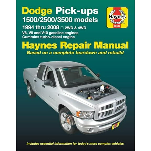 Pre-Owned Haynes Dodge Pick-Ups: 2002 Thru 2008 (Paperback) 156392742X 9781563927423