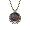 thumbnail image 1 of Ocean Water Line Science Nature Picture Pendant Star Necklace Moon Chain Jewelry, 1 of 3