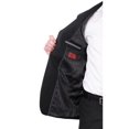 thumbnail image 3 of Raphael Mens Solid Black Slim Fit 2 Button Suit, 3 of 5