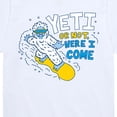 thumbnail image 3 of Instant Message - Yeti or Not, Here I Come - Youth Boys Short Sleeve Graphic T-Shirt, 3 of 6