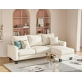 thumbnail image 1 of Homall Canapé Sectionnel Convertible pour Salon, Canapé en L 3 Places avec Méridienne Réversible, Petit Canapé pour Appartement, 1 of 7
