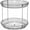 Gray, variant on 12in 2 Tier Lazy Susan Organizer Large Rotating Spice Rack for Cabinet Kitchen Pantry Countertop Bathroom Vanity Medicine Cabinet Storage Tray Holder