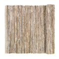 thumbnail image 1 of Blomus 65677 55 x 79 in. Carpo Leather Area Rug Woven, Moonbeam, 1 of 1