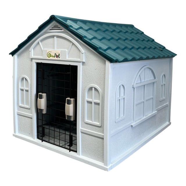 Casa Térmica para Perros con Puerta Giropet Mediana 75x63x65 azul