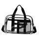 thumbnail image 3 of Bolsa de lona transparente de PVC, portátil, para deportes, ideal para festivales de música y otros eventos deportivos. Negro, 3 of 8