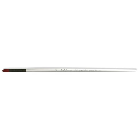 UPC: 0038372014028 | Robert Simmons Simply Simmons Extra-Firm Synthetic Long Handle Brush Filbert 2