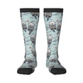 thumbnail image 2 of Lsque Sea Otter Printed Crew Socks Men's Women's LightWeight Thin Casual Calf Socks ,Knee High Socks,Cotton Socks, 2 of 9