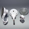 thumbnail image 3 of Strong Hold Vacuum Suction Cup Hooks Shower-Kitchen Walls Organizer Loofah Set of 2 White, 3 of 7