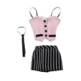 thumbnail image 3 of 3 unids 1/6 figuras de acción femenina traje conjunto ropa muñeca, top, falda y , moda traje completo, para 12 pulgadas figura Cuerpo rosa, 3 of 8