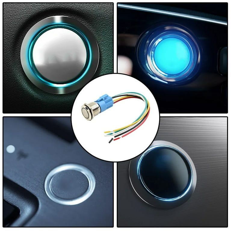 12V-24V LED Self-locking Latching Push Button Pakistan