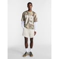 thumbnail image 2 of No Boundaries Men's & Big Men's Striped Mesh Shorts, 6.5" Inseam, Sizes XS-5XL, 2 of 5