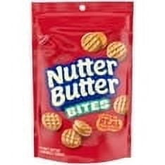 NUTTER BUTTER Bites Peanut Butter Sandwich Cookies, Snak-Saks, 8 oz ( 3 pack )