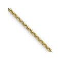thumbnail image 4 of 14K Yellow Gold .95mm Diamond Cut Cable Chain Necklace Size 22, 4 of 5