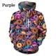 thumbnail image 3 of Sudadera con capucha con estampado 3D de postres de chocolate y donas para hombre y niño, moda urbana, manga larga, unisex, para invierno, estilo Harajuku, 3 of 5