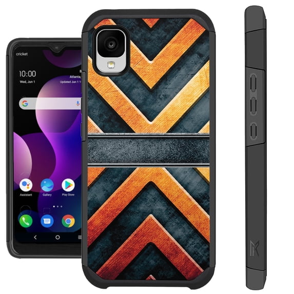 Compatible with TCL Ion Z Hybrid Fusion Guard Phone Case Cover (Metal X Print)