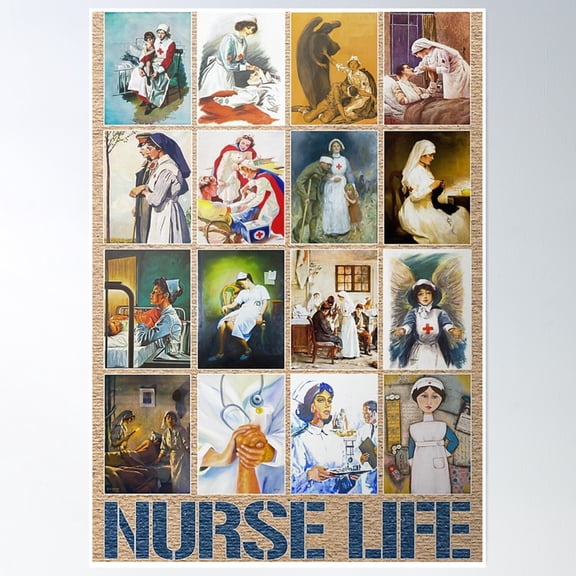 Nurse Life Poster Poster Wall Art, Modern Wall Decor, 8x12 UNFRAMED