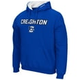 thumbnail image 2 of Men's Colosseum Blue Creighton Bluejays Arch and Logo Pullover Hoodie, 2 of 3