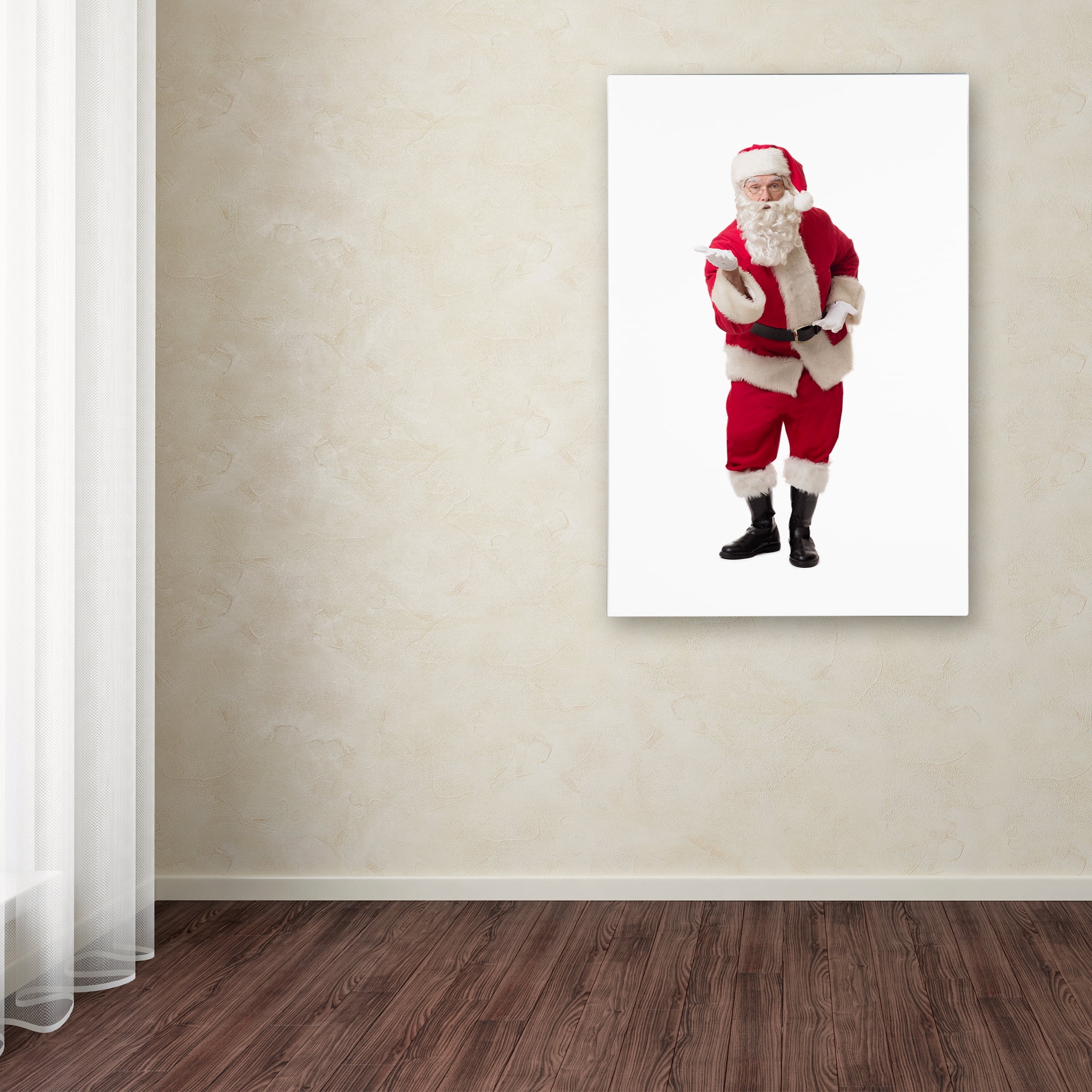 Trademark Fine Art 'Santa-4-14013' Canvas Art by Ed Wheeler