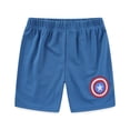 thumbnail image 5 of Marvel Captain America Short Sleeve T-Shirt and Mesh Short Set (Boys), 2 Piece Set, Sizes 2T-8, 5 of 6