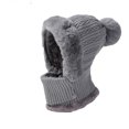 thumbnail image 2 of Women’s Thermal Knit Hood, Warm Winter Hat, Neck Warmer & Face Cover Combo, Windproof, Breathable, and Warm Gray One Size, 2 of 9