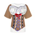 thumbnail image 5 of KHONTS Oktoberfest Womens Tops Short Sleeve Novelty T-Shirt Short Sleeve Funny Printed Shirts 22-Purple XXXXL, 5 of 7