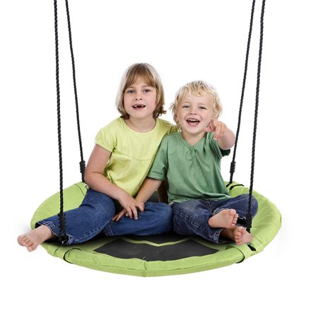 Top Knobs Giant 40 Flying Saucer Tree Swing For Kids 220 Lb Weight Capacity Easy Install Steel Frame